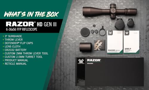 Image of Vortex Razor HD Gen III First Focal Plane Riflescopes