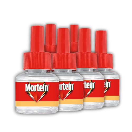 Mortein 45ml x 6 (Buy 4 Get 2 Free) Fits All Machines | SmartPlus Mosquito Repellent Refill | Mosquito Repellent & Killer | 100% Protection from Dengue Mosquitoes, Pack of 6 (Image - 1)