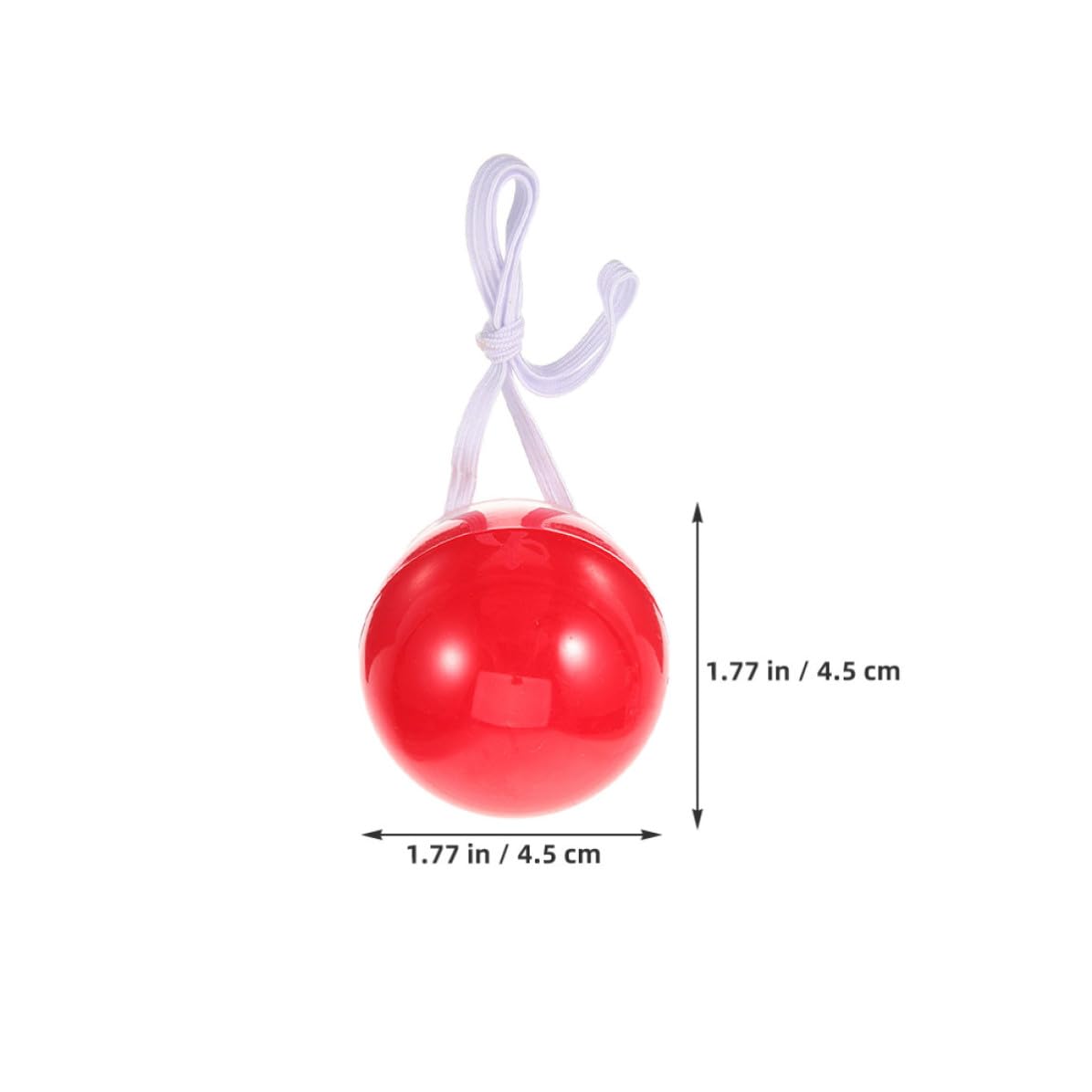 VALICLUD 15 Pezzi Naso da Clown Rosso in Plastica che Lampeggia, Accessorio per Costume Comodo e Facile da Usare, per Feste e Spettacoli Teatrali