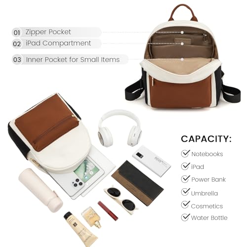 Image of LOVEVOOK Backpack for Women Light Weight Waterproof Backpack Purses Daily Backpack | Light Weight