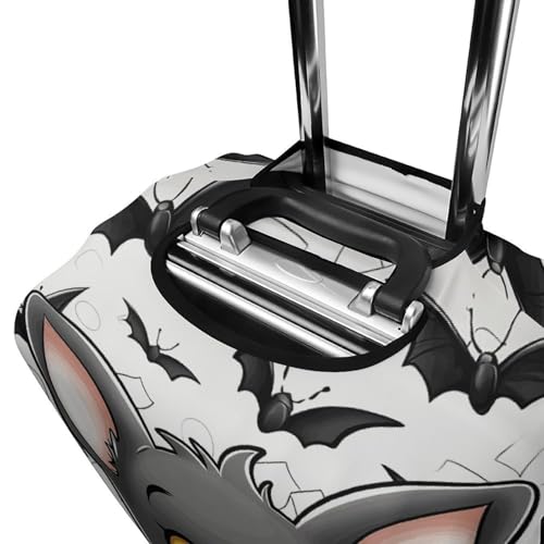 Cute Bat Travel Luggage Cover Anti-scratch Suitcase Cover Elastic Suitcase Protective Cover Fits 19-32 Inch Luggage XL 5