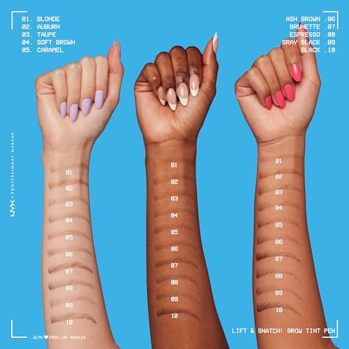 Nyx Professional Makeup Lift & Snatch! Brow Tint Pen Espresso - vue 4