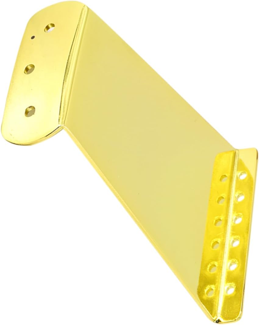 VICASKY 6-string Jazz Guitar Tailpiece Guitar Tailpiece Short Acoustic Bridge Resonator