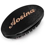 Wave Brush for Men - Made with Beech Mix Nature Boar Bristle - Smoothing Hair Brush for All Hair Types, Restores Shine and Waves