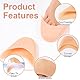 2 Paare Zehenschutz Silikon Gel Ballett Spitzenschoner, Spitzenschuhe Silikon Gel Pads, Soft Ballett Spitzenschoner,Gel Zehenkappen Zehenschoner,Soft Spitzenschuhe Silikon Gel Pads,Zehenschutz Ballett
