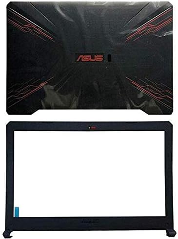 Compatible con ASUS TUF FX504 FX504G FX504GD FX504GM FX504GE Gaming Shell LCD Contraportada superior Tapa trasera 47BKLLCJN80 Paquete de bisel