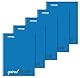OFFICER PRODUCTS Spiral-Notizblock A5 Kariert / 5er Packung - 5 Stück / 80 Blatt / 160 Seiten/Notizbuch Spiralblock Collegeblock/Notizblock mit Spiralbindung/Schulblock Schreibblock