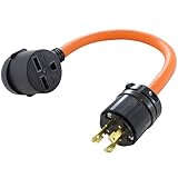 AC WORKS NEMA 6-30 Commercial Heater Adapter (30A 250V Industrial L6-30 Outlet)