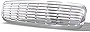 TLAPS 7422453173187 For Dodge Dakota 1997-2004 / Durango 1998-2003 Chrome Horizontal Front Bumper Grill Grille