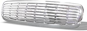TLAPS 7422453173187 For Dodge Dakota 1997-2004 / Durango 1998-2003 Chrome Horizontal Front Bumper Grill Grille