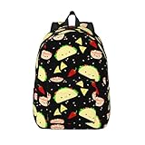 fifbird Mochila escolar unisex para mujer, ligera, de lona, casual, para laptop, para viajes, al aire libre, camping, mochila escolar