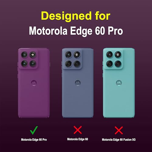 Image of Zapcase Back Case Cover for Motorola Edge 60 Pro | Compatible for Motorola Edge 60 Pro Back Cover | Liquid Silicon Magic Case with Camera Protection | Lavender