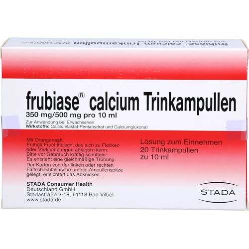 Preisvergleich Produktbild Frubiase Calcium T Trinkampullen 20 stk