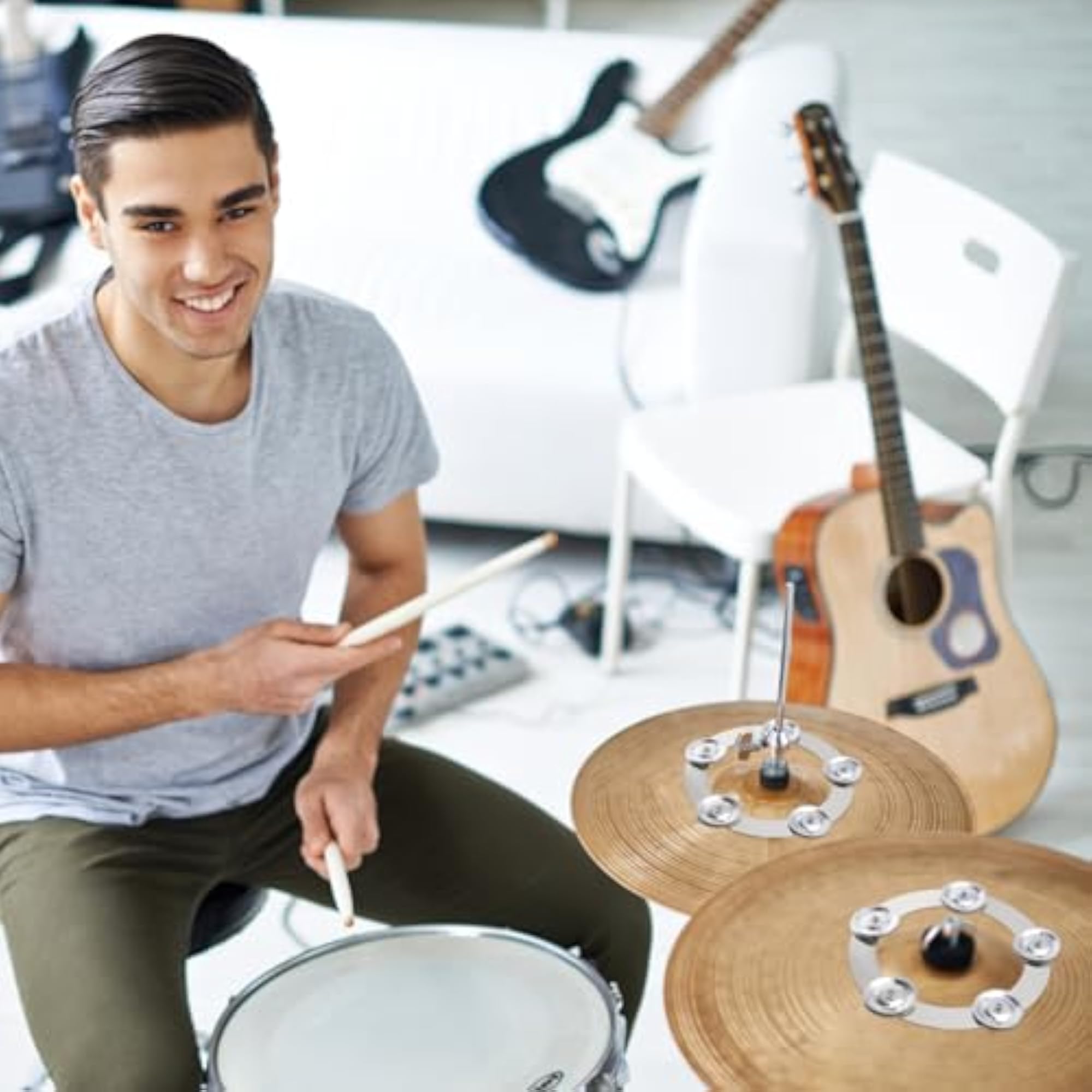 Set Drum Cymbals Accessory Hat Portable Drum- Ring Replacement Parts
