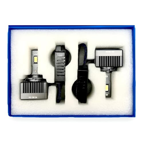 Image of D-Series 'D3S /D8S' 110W Hi-Power HID to LED (Set of 2) 6000K - (Cool White) | Car HID to LED Headlight Bulbs Conversion Kit | ONE Year Guarantee | for BMW, Mercedes, Audi, Skoda, etc