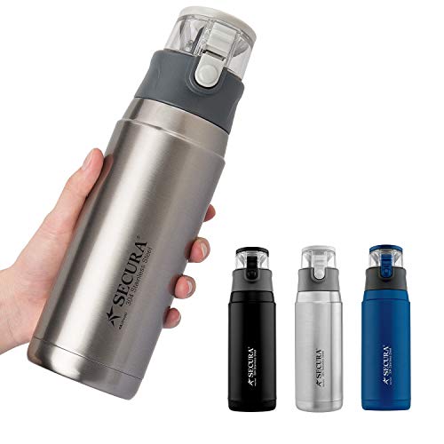 Secura Insulated Water Bottle -- Stainless Steel Thermos Water Bottle for Hot