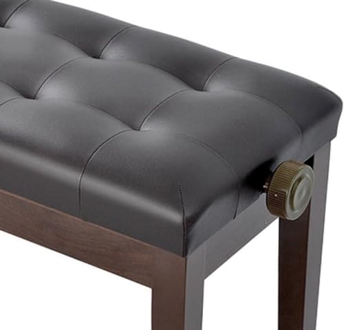 Banco Para Piano C/Regulagem Banqueta luxo sonata 212 brown