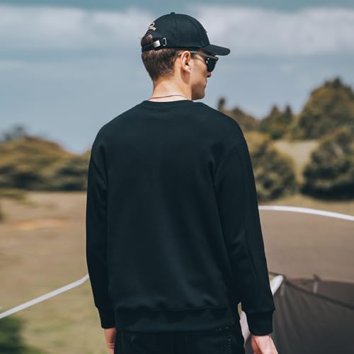 370g heavy pineapple pattern autumn men's sweatshirt round neck jacket long sleeve inner wear spring and autumn style top2