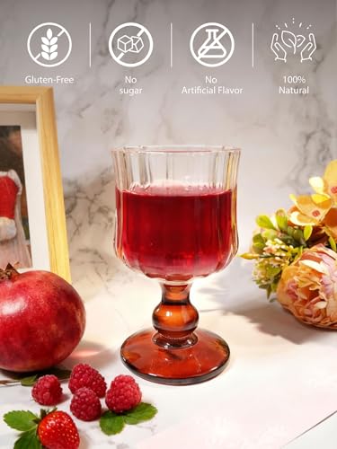 Image of TeeLux Pomegranate Green Tea Bags, Sencha Tea Blend, Sweet & Tart, 100 ct