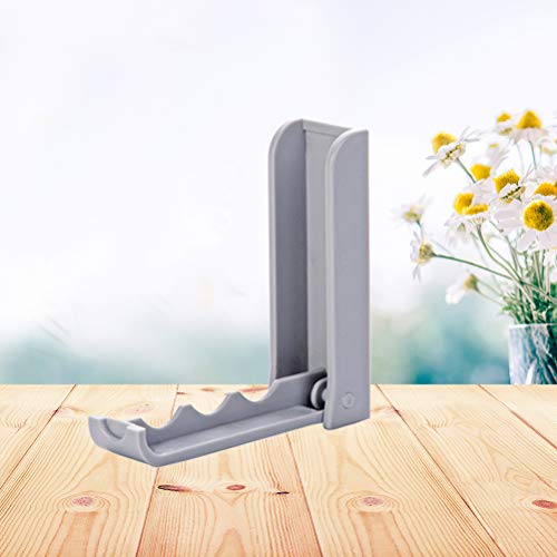 Toyvian 2 ganchos dobráveis adesivos sem perfuração, ganchos para porta de parede para casaco, toalh