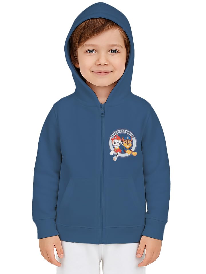 Sweat à capuche zippé Paw Patrol pour garçon idéal pour l'école