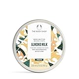 The Body Shop Almond Milk & Honey - Cremas Corporales (Almendra, Miel, Piel Seca, Piel Sensible, Hidratante, Calmante, 200 ml, Cazuela, 48 H)