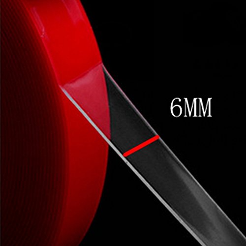 Eachway 6mm Lcd Sticker Double Sided Adhesive Glue Tape Cell Phone Repair Tape for Repair Iphone,Samsung,HTC Mobile Phone Cellphone Touch Screen Digitizer Lcd Screen Display(2 Pack)