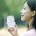 YZYOE Rechargeable Mini Desktop Fan, Portable Small Fan with Keychain, Outdoor Work, Life, Learning, Three Speed Mode.