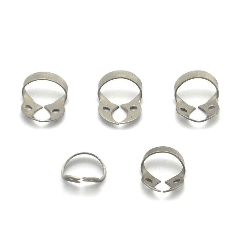 Dental Metal Rubber Dam Clamps W4, W56, W7, W8, W2 Wingless