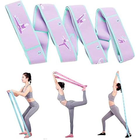 JJunLiM Correas de Yoga con Lazos para Estirar Cover