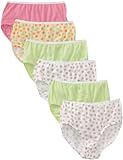 Fruit of the Loom Little Girls'   Girls' Wardrobe Cotton Brief (Pack of 6)