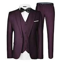 Algopix Similar Product 19 - MAGE MALE Mens 3 Pieces Suit Elegant