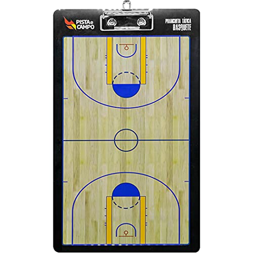 Prancheta Tática Dupla Face Basquete Pista e Campo