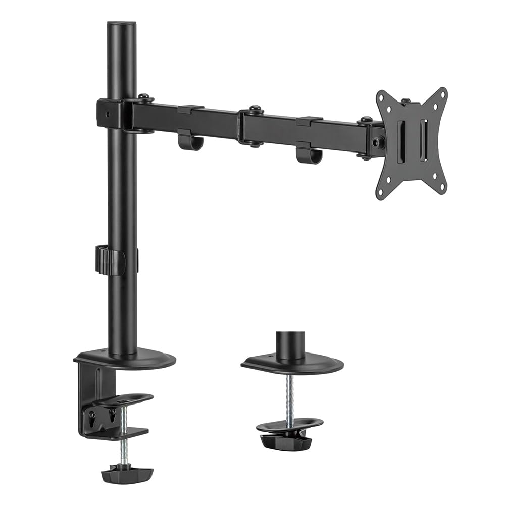 Nakabayashi Digio2 Z2756 LCD Monitor Arm Single Pole Fixed Type Supports 17 to 32 inches Load Capacity 19