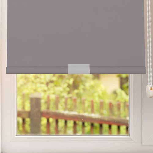 Manijas transparentes para cortinas enrollables plásticas: accesorios invisibles anti-roturas 5