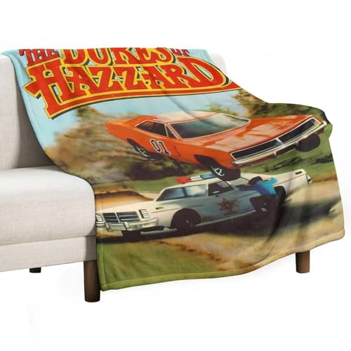 Hanisin Blanket 50"x60" Warm Flannel Blanket for Hazzard Duk