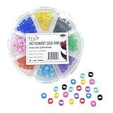 Instrument Code Rings (200 Pack) – Medical Grade Silicone, Assorted Colors, 4x6x5mm – Autoclavable 135°C/275°F, Color-Coding Bands for Dental & Medical Tools, Durable & Flexible by TULIP