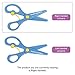 Spring Kids Scissors / School Scissors, Preschool and Kindergarten Use - Plastic Blunt Tipped Kid and Toddler Safety Craft Scissors for Right Handed Cutting - Pink and Blue Kid Scissors Pack