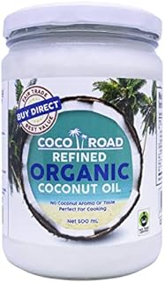 Coco Road Refined Organic & Fair Trade Coconut Oil (500ml)