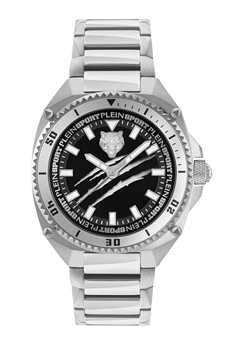 �yPLEIN SPORT�z �����Y �r���v Watch �v���C���X�|�[�c Thunderforse �T���_�[�t�H�[�X PS8BA0724 �N�H�[�c 5�C���h�� �~�l�����K���X �u���b�N������ �X�e�����X�X�`�[�� [���s�A���i]