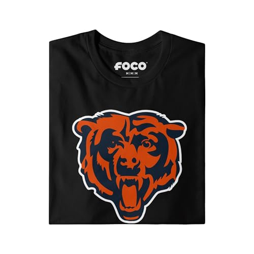 Image of FOCO Men's NFL Team Primary Logo Black Short Sleeve T-Shirt