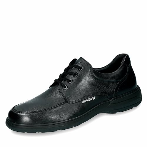 Mephisto Mens Douk Black Leather Shoes 11 UK