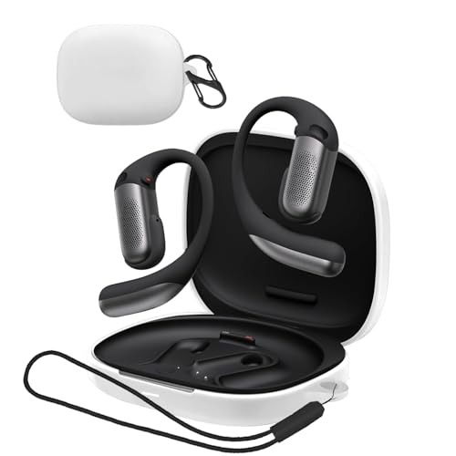 For Shokz OpenFit Pro �P�[�X �J�o�[�yBAOLINTX�z �֗� ���s �ی�J�o�[ �L�Y�h�~ �h�o �h�k �y�ʏ��^ �ی�P�[�X �����h�~ �w��h�~ �����h�~ Shokz OpenFit Pro �ی�P�[�X�i�z���C�g�j