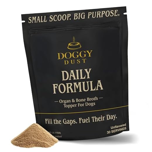 DoggyDust Bone Broth Powder for Dogs – Organ Supplement with Liver, Heart, Kidney, Pancreas & Spleen – Collagen, Amino Acids & Daily Nutrition – Dog Food Topper – 30 Servings
