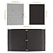 Scrapbook Photo Album Linen Cover Refillable Scrap Book DIY Scrapbooking Vintage Black Pages Memory Guest Book Back to School Gifts Birthday Gifts for Mum Wedding Anniversary Presents for Men Women