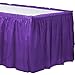 Purple Plastic Table Skirt 29