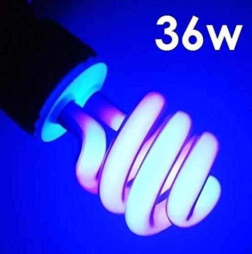 Lâmpada Luz Negra 36w Espiral - Efeito Neon - Energia Uv