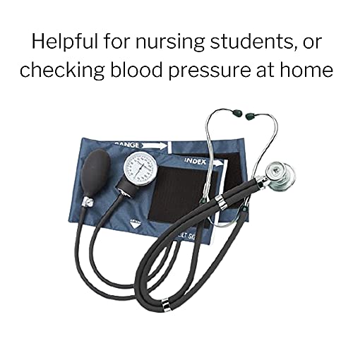McKesson Aneroid Sphygmomanometer Blood Pressure Combo Kit, Sprague Rappaport Stethoscope, 1 Count - Thumbnail 3