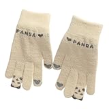 【MATÉRIAU THERMIQUE】: Gants hivernaux en tissu isolant léger, associant une couche extérieure résistante au vent et une doublure intérieure épaisse pour retenir la chaleur. Adapté aux activités en plein air comme le ski, le vélo ou la moto par temps froid.