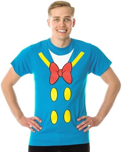 Disney Donald Duck Shirt Men's I Am Donald Costume Classic Cartoo...
